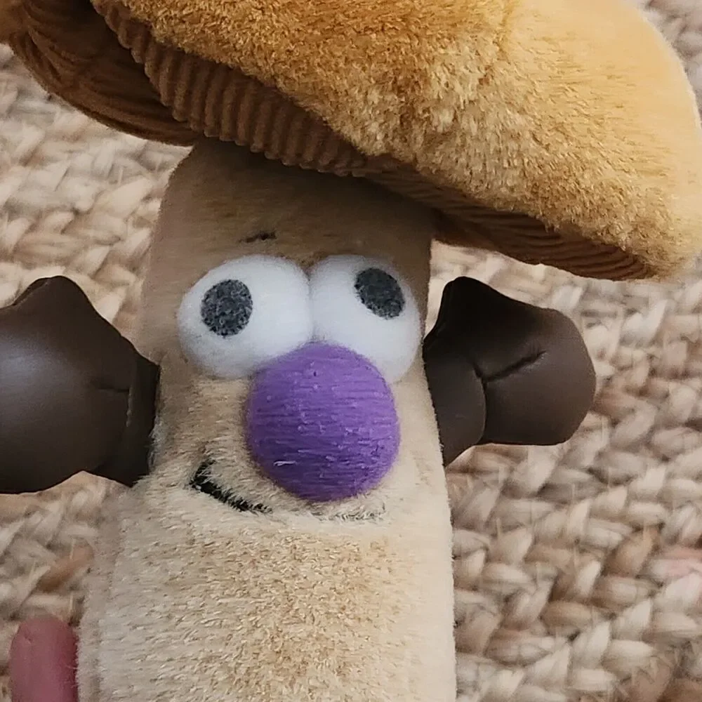 ToyBox Creations Plush Moy Mushroom Vegetable Friends Stuffed Vintage‎ 90s